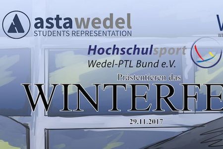 Am 29. November findet das Winterfest des asta und des Hochschulsports statt.